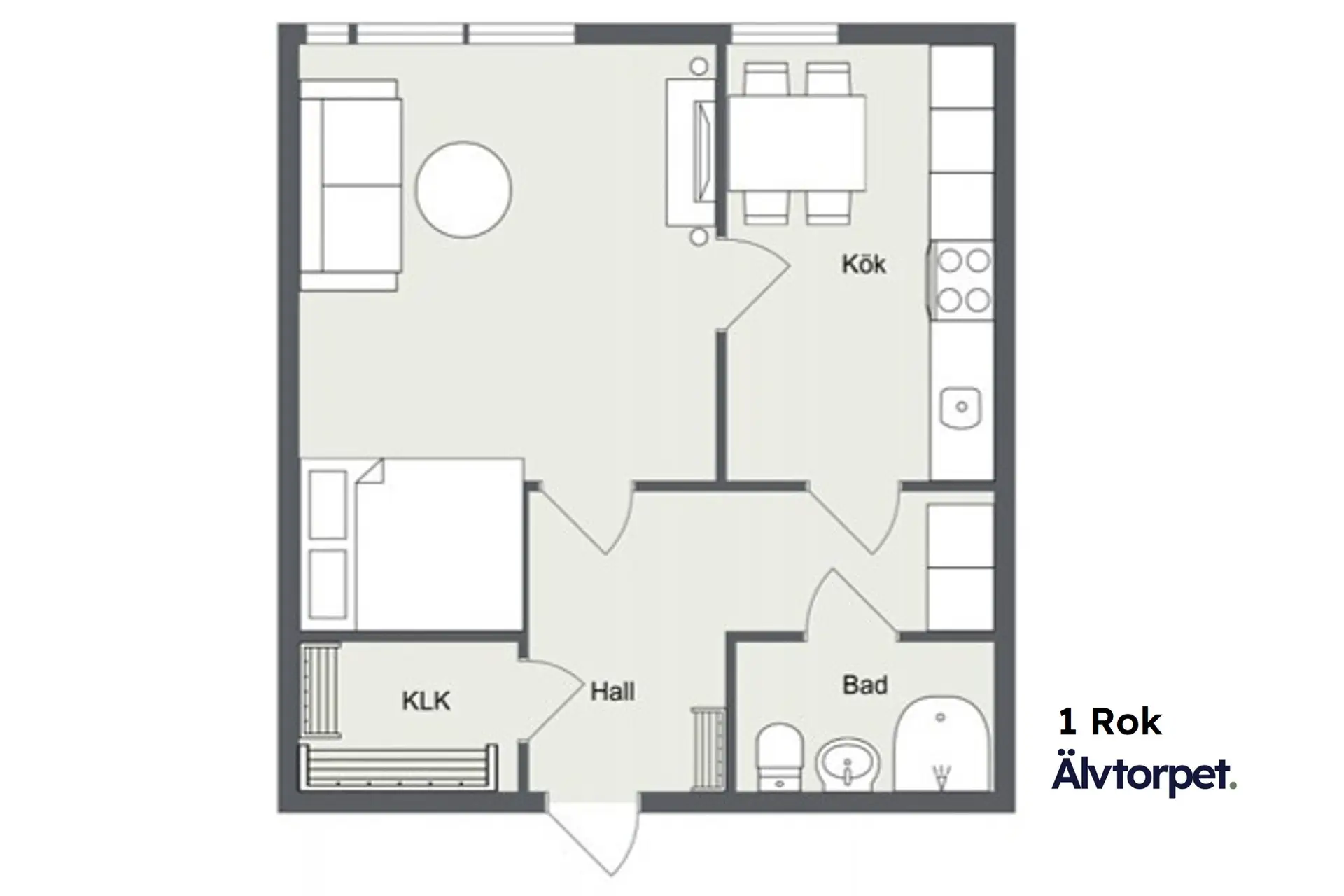 1 Rok, Älvtorpet ritning