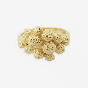 Dots Petit - Ring i forgyldt sølv