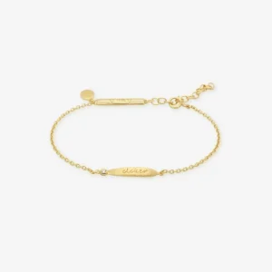 Elsker armbånd - forgyldt sølv