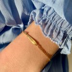 Elske rArmbaand i Forgyldt Solv