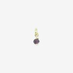 Birthstone Januar: Granat vedhæng i forgyldt sølv.