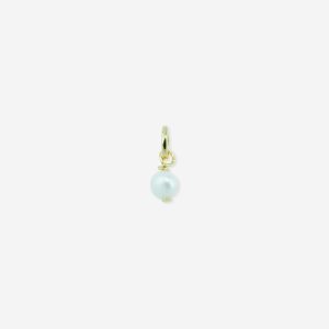 Birthstone Juni - Vedhæng i forgyldt sølv
