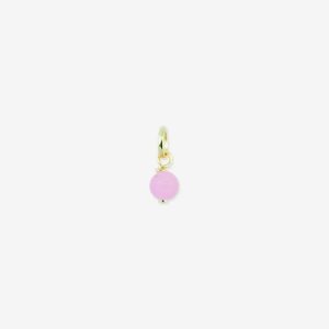Birthstone Oktober - Vedhæng i forgyldt sølv