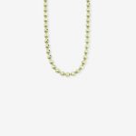 Kugle facet kaede forgyldt soelv