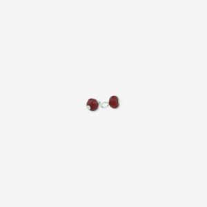 Birthstone Januar: Granat vedhæng i sølv.