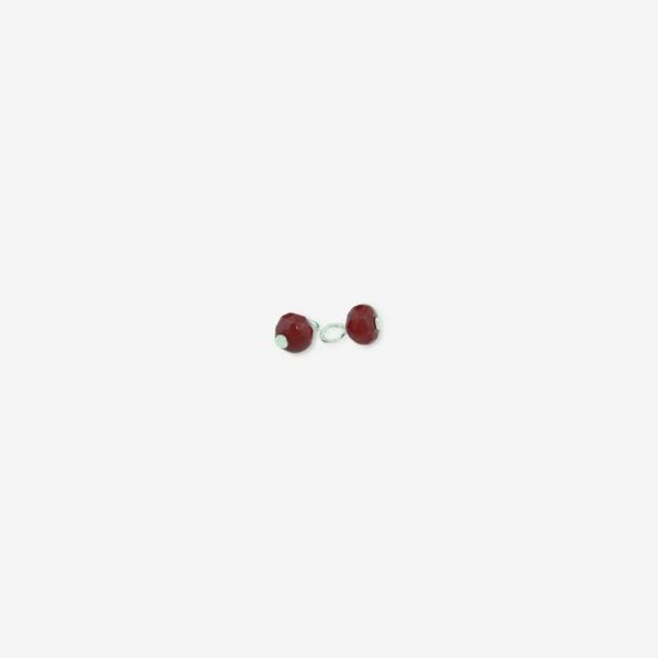 Birthstone Januar: Granat vedhæng i sølv.