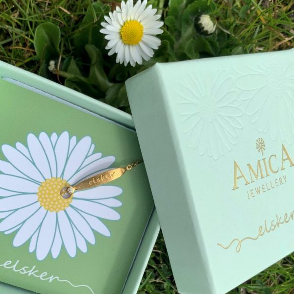 æske med tusindfryd