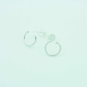 Circle of Life - Øreringe i sølv