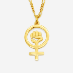 femaleguldhalskædefraguldørering