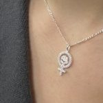 Female Brilliance vedhæng i sølv