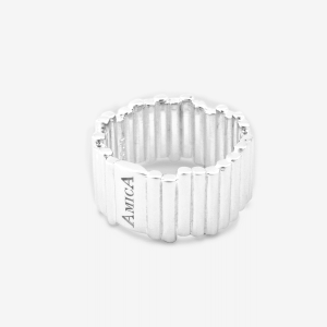 Skyling ring i sterling sølv