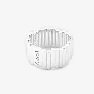 Skyling ring i sterling sølv