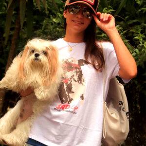 boné e camiseta para amantes de animais de estimação