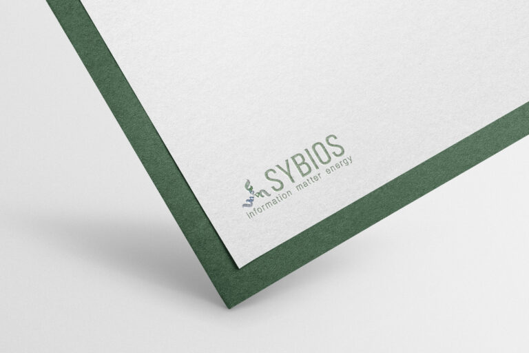 Embossed Logo pressed onto luxury paper
