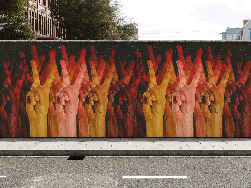 Handjobs - Peace Mural