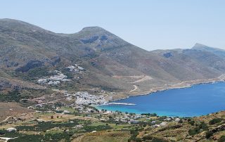 The Bay of Aegiali Amorgos