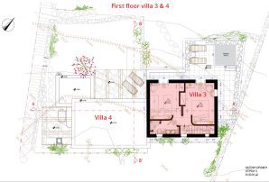 Villa 3 and 4 first floor