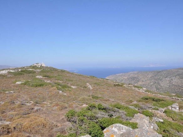 The plot overlooking the land from the entrance