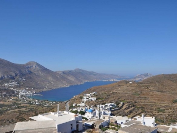View over Aegiali Bay