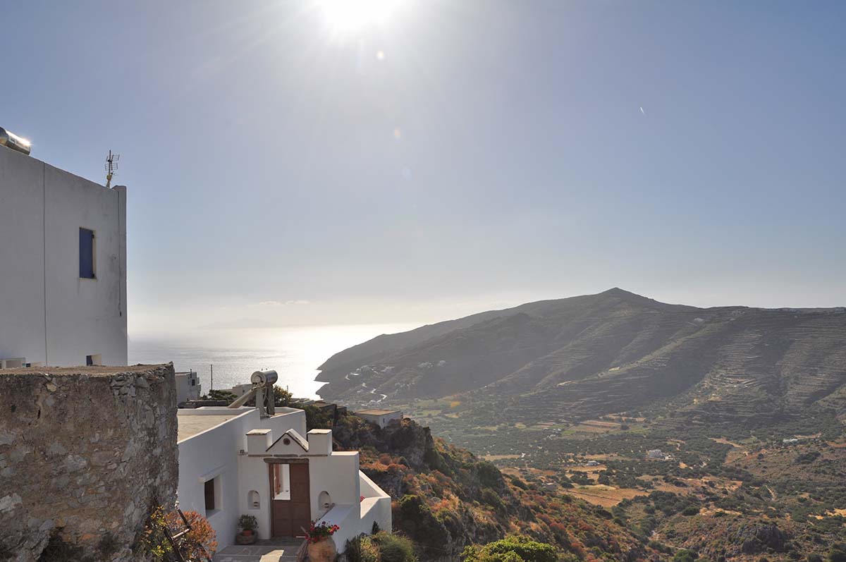 View towards Aegiali bay