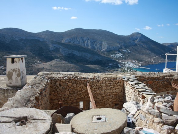 View from the olive press