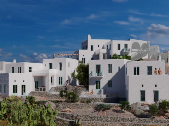 Houses from the front