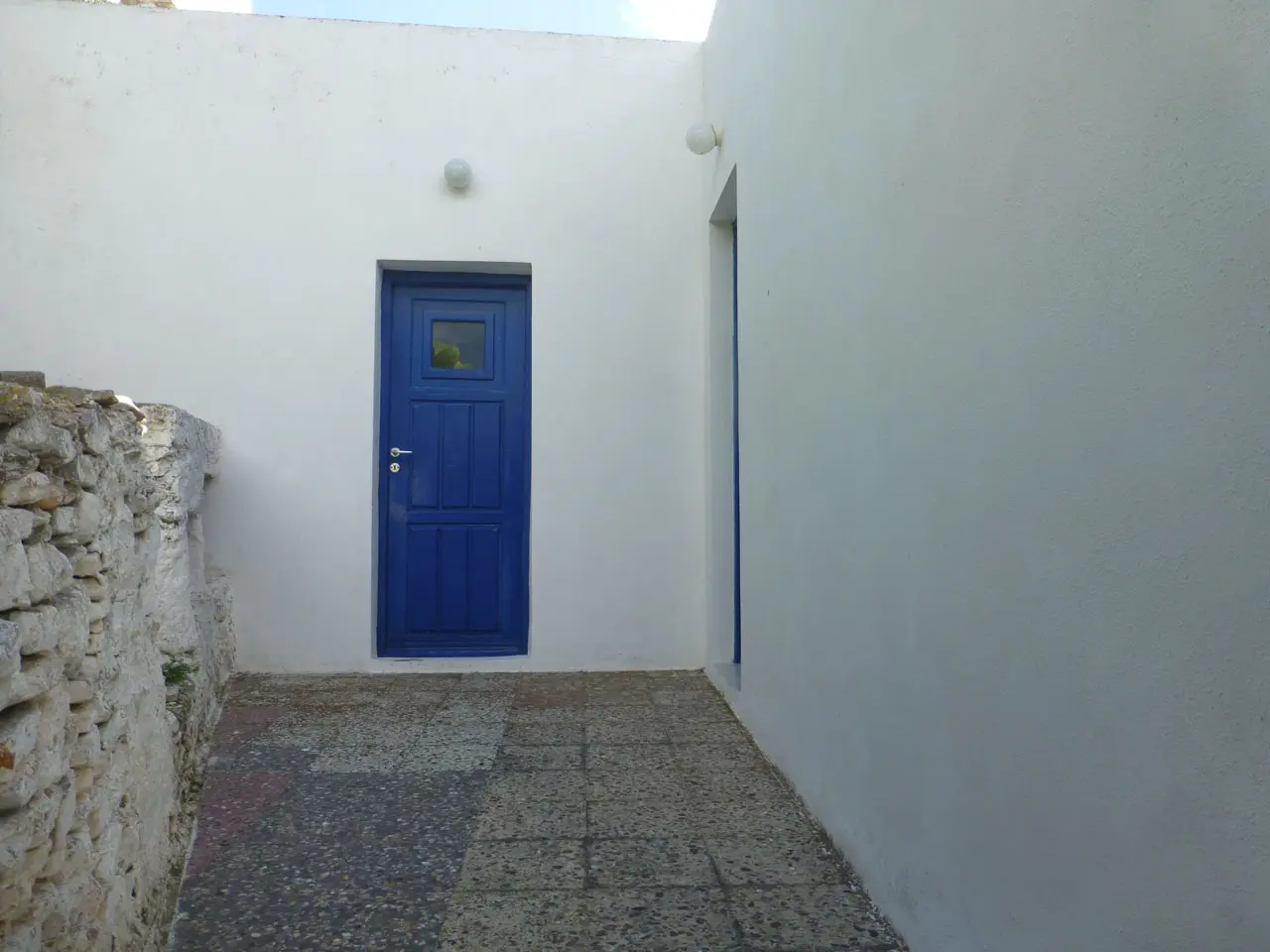 Entrance from the backside of the house
