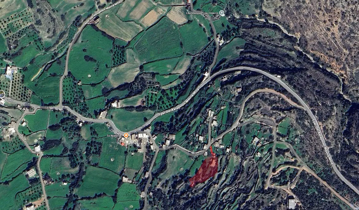 See red mark for the property