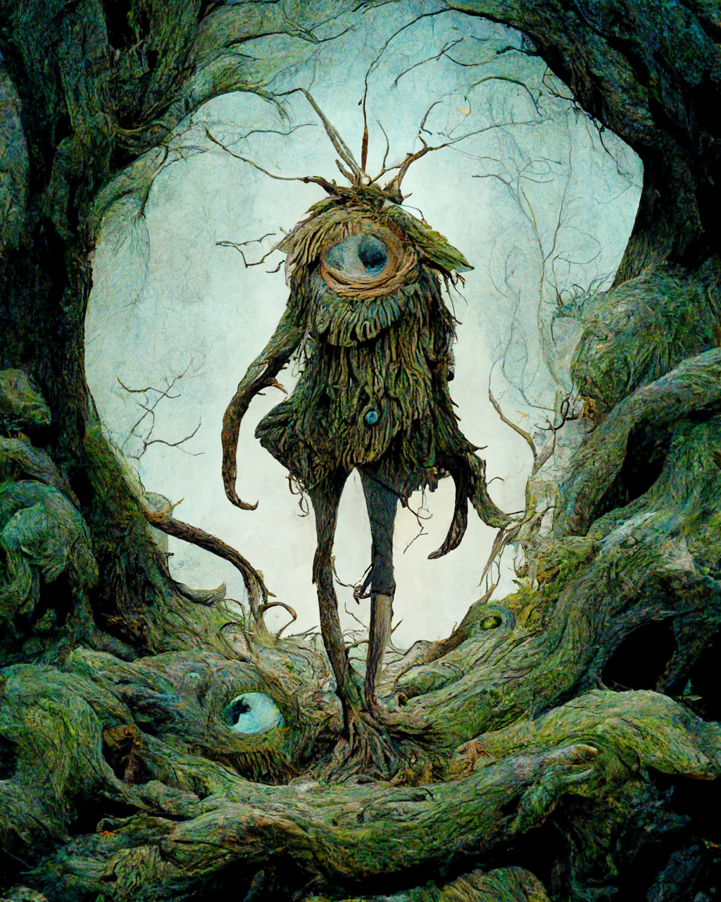 Creatures Living Inside a Tree #1