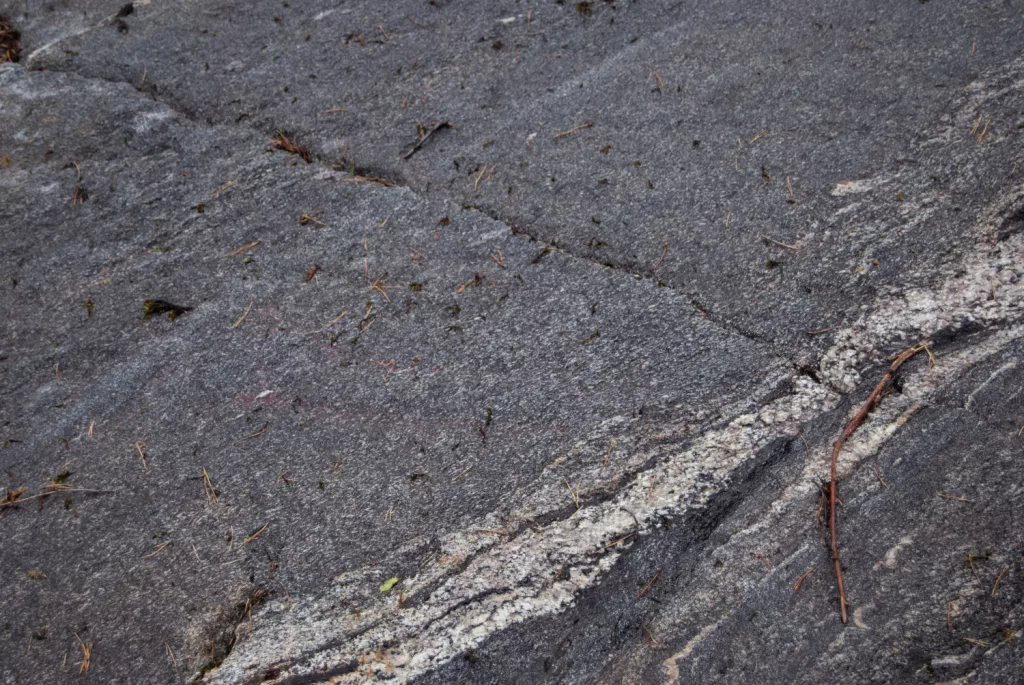 Photograph of the petroglyphs at Bogge.