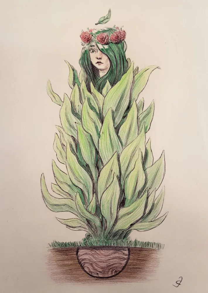 Leaf Girl and Seraphim