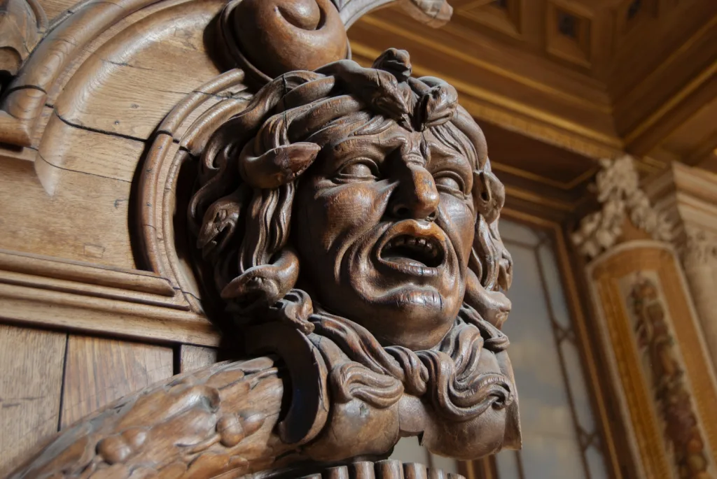 Photograph from the Palace of Fontainebleau.