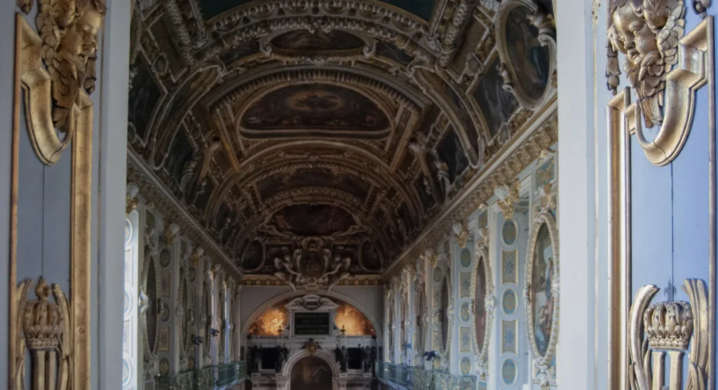 Photograph from the Chapel of the Trinity in the Palace of Fontainebleau.
