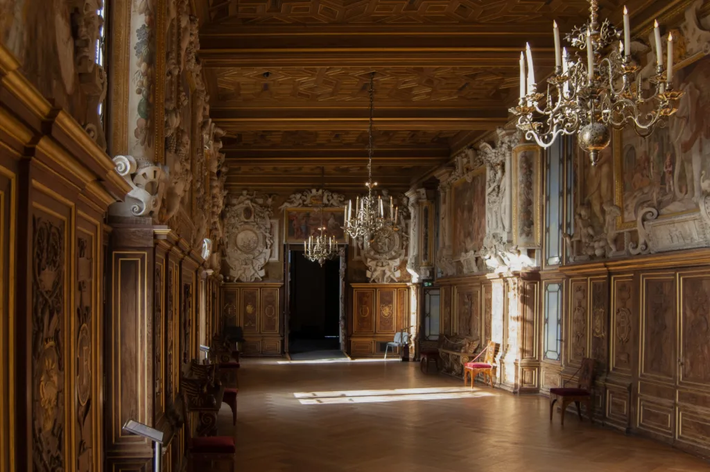 Photograph from the Palace of Fontainebleau - Gallery of Francis I.