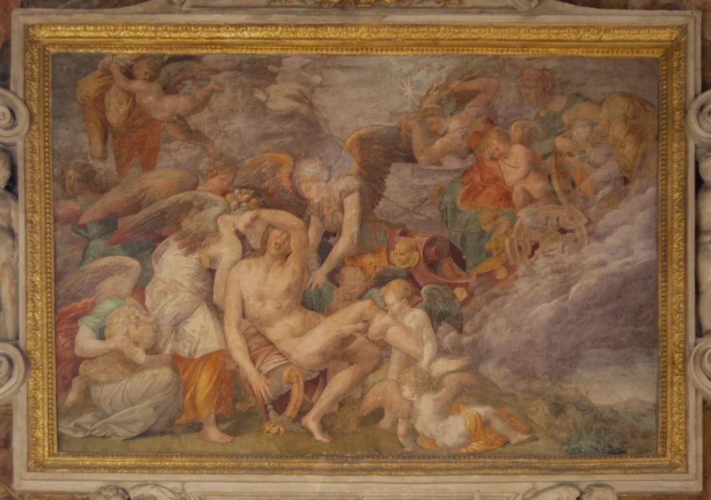 Photograph from the Palace of Fontainebleau - Gallery of Francis I.