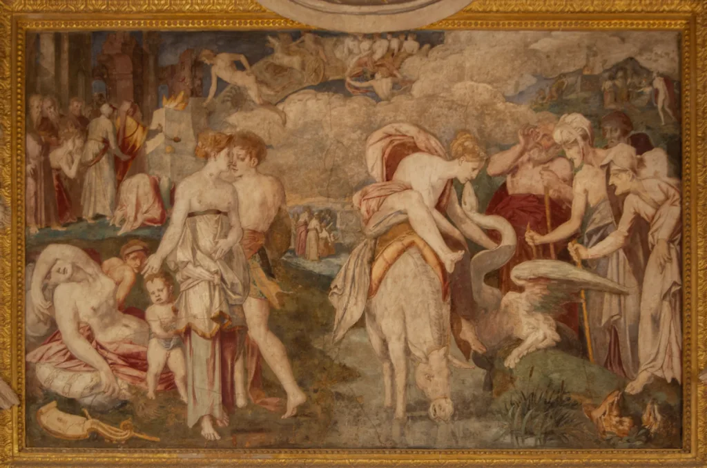 Photograph from the Palace of Fontainebleau - Gallery of Francis I.