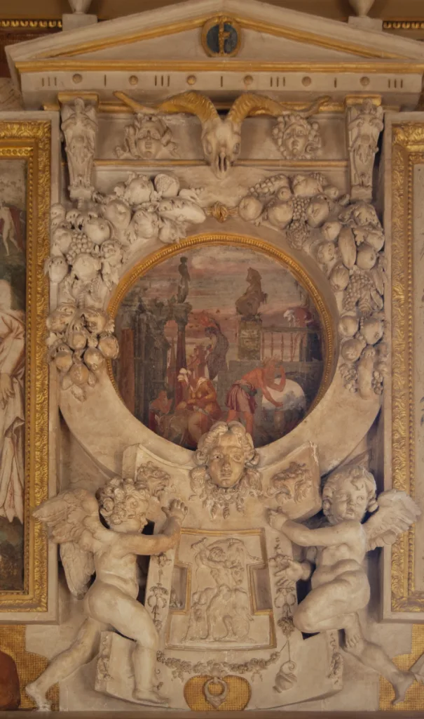 Photograph from the Palace of Fontainebleau - Gallery of Francis I.