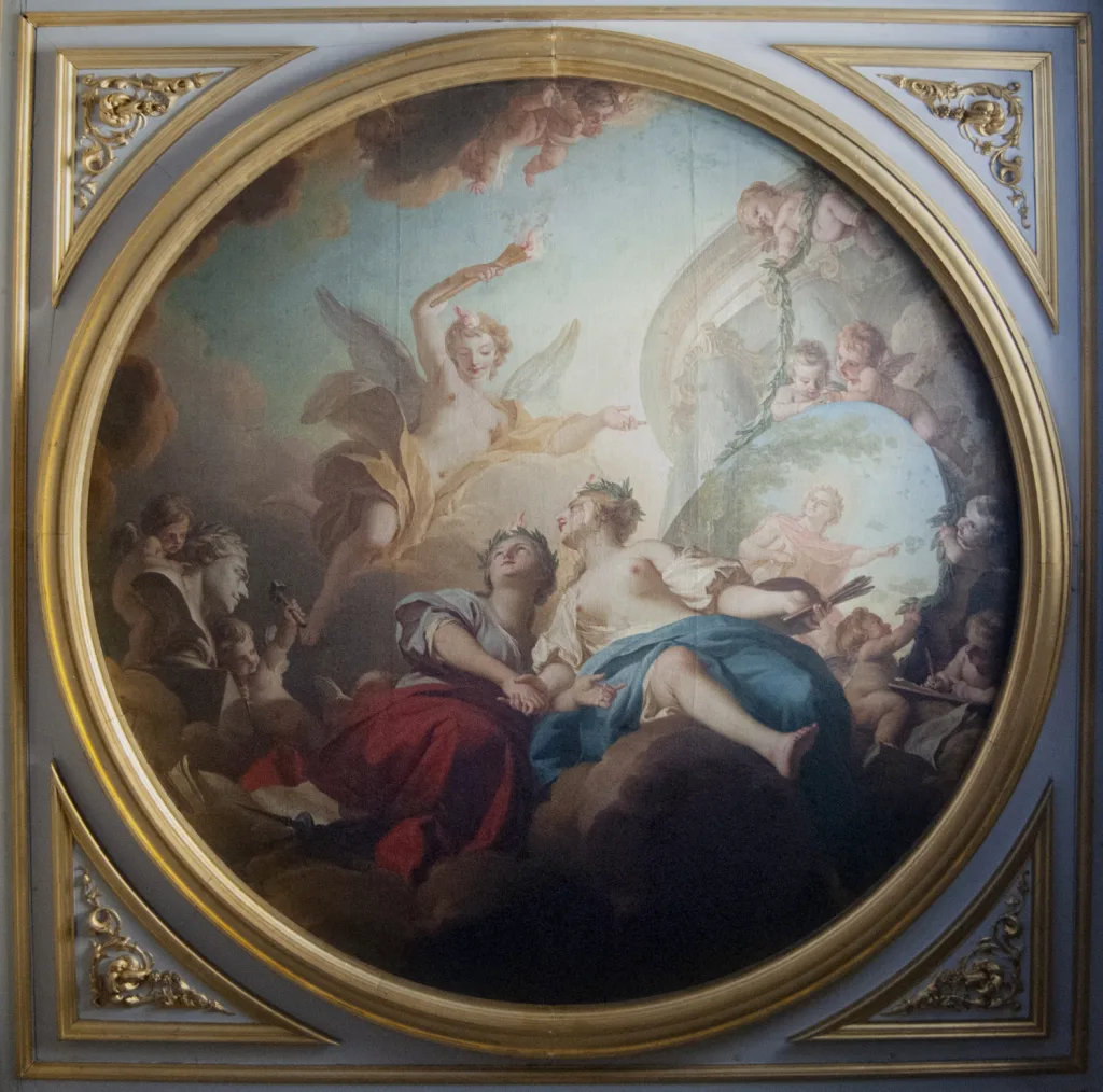 Photograph from the Palace of Fontainebleau.