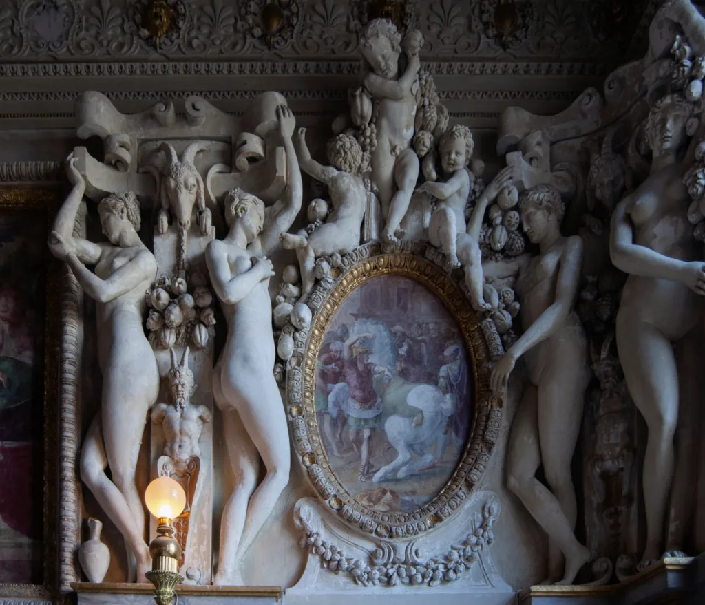Photograph from the Palace of Fontainebleau.