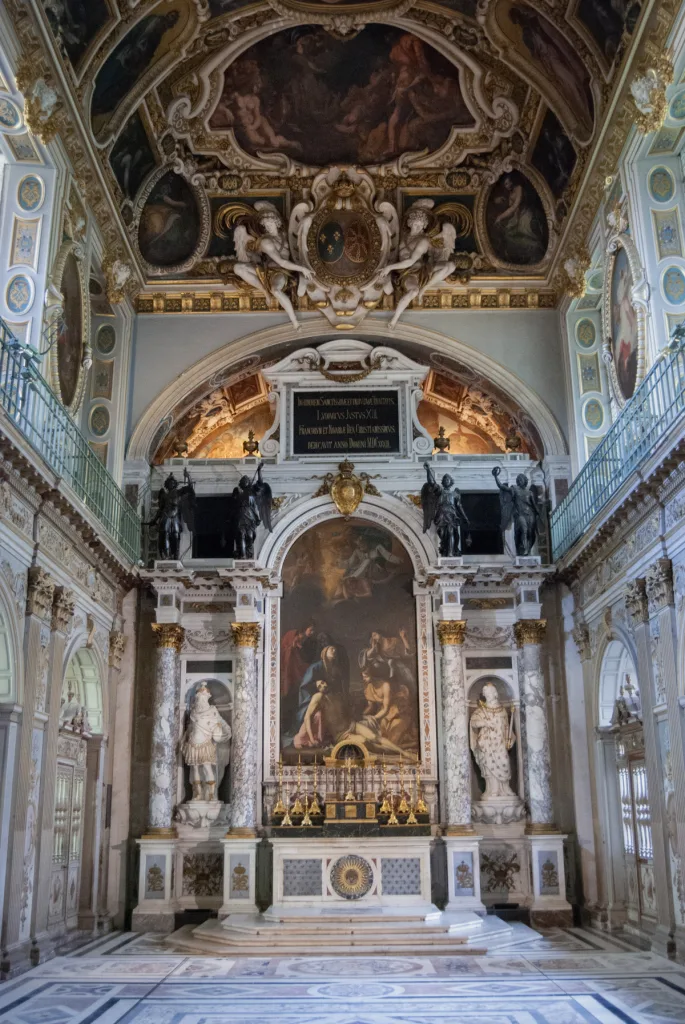 Photograph from the Chapel of the Trinity in the Palace of Fontainebleau.