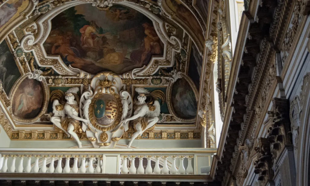 Photograph from the Chapel of the Trinity in the Palace of Fontainebleau.