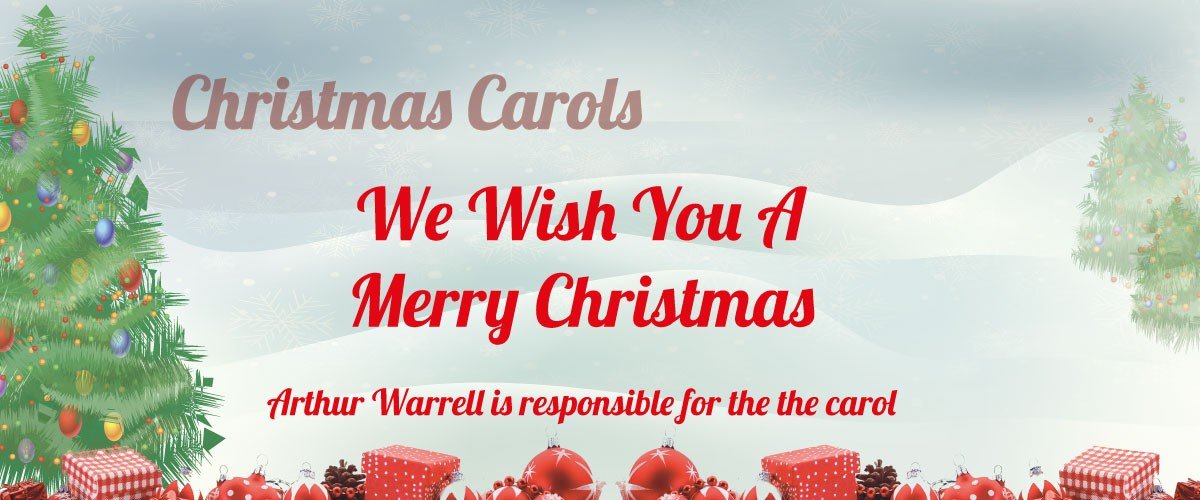 We Wish You A Merry Christmas sheet music