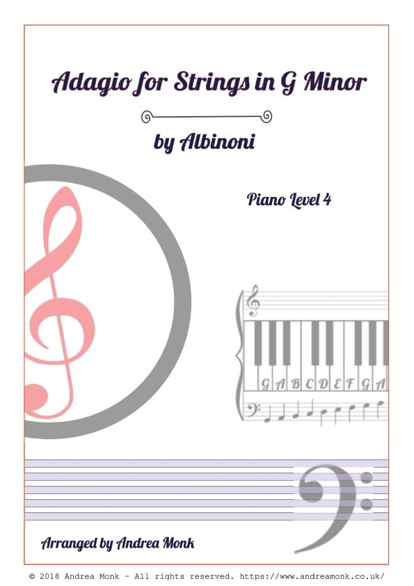 Adagio for Strings in G Minor by Albinoni Level 4 cover