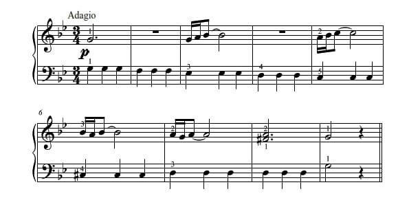Adagio for Strings in G Minor by Albinoni Level 4 sample