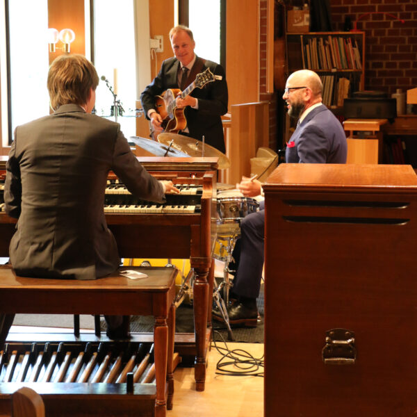 With Ali Djeridi & Anders Färdal @ Gröndals kyrka
