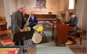 With Ali Djeridi & Krister Andersson @ Valbo kyrka