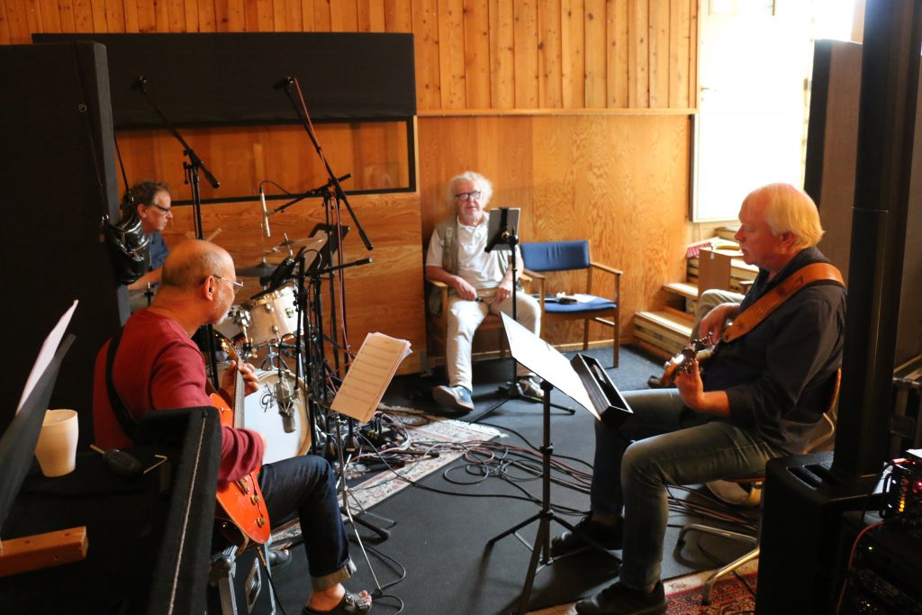 Recording with Claes Janson