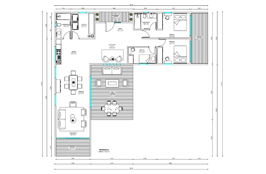 Floor plan 166 M2