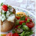 Baked-potato-with-fresh-herbs-and-chevre