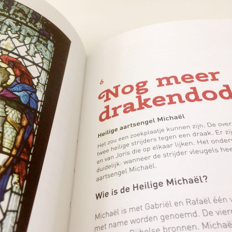 Foto van de binnenkant van het boek Joris